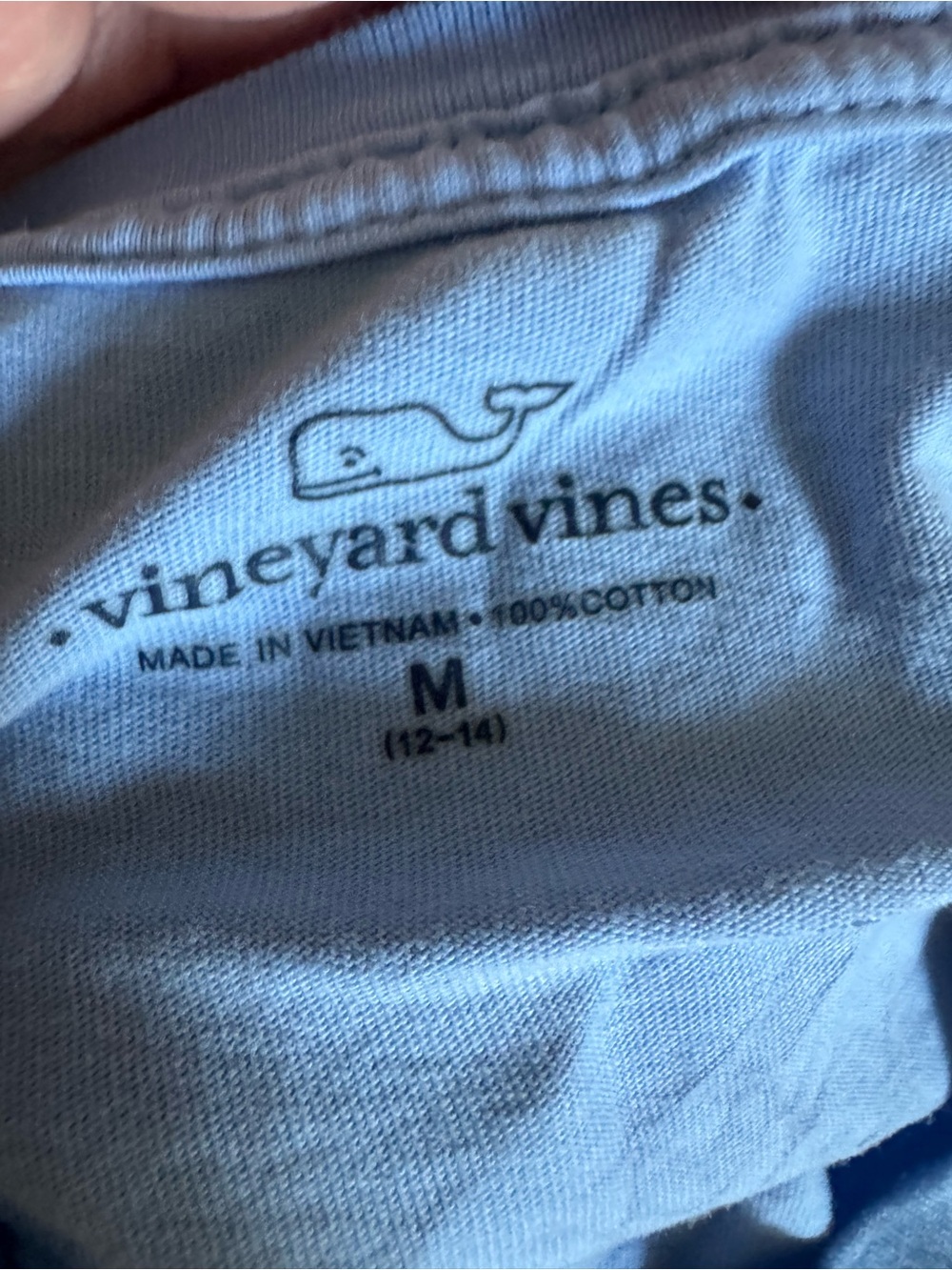 Vineyard Vines Baby Blue Pocket Tee - Picture 3 of 3